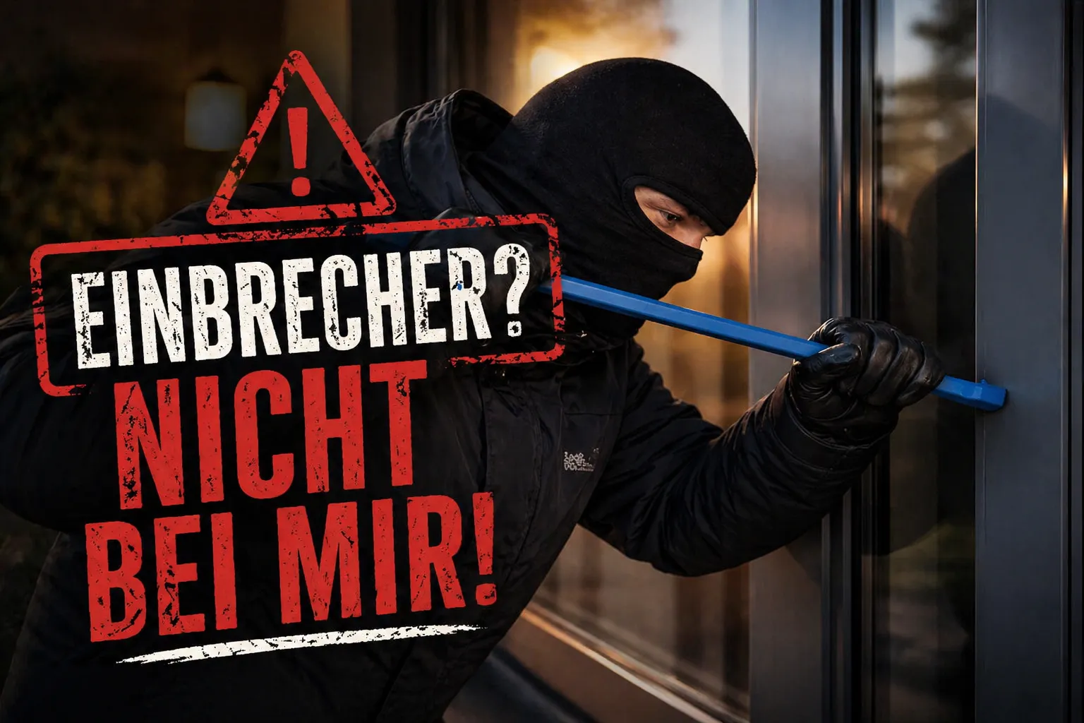 Symbolbild – KI-generierte Darstellung einer Einbruchssituation